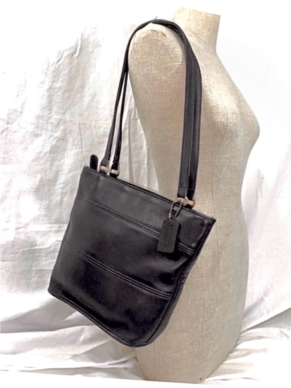 Coach Rare Color Vintage Tribeca Slim Bucket 9098 Leather